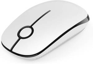 lot 6073 image: VssoPlor Wireless Mouse, 2.4G Slim Computer Laptop Mouse, Black and White