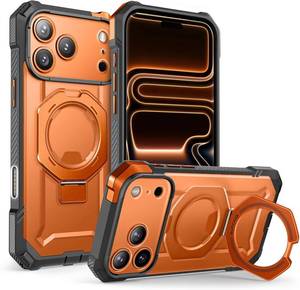 lot 6075 image: SUPCASE for iPhone 17 Pro Max Case with Built-in Kickstand, Coral
