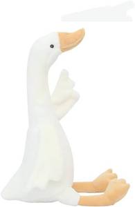 lot 6109 image: 19.7 Inch Goose Plush, Long Goose Neck White Stuffed Animal