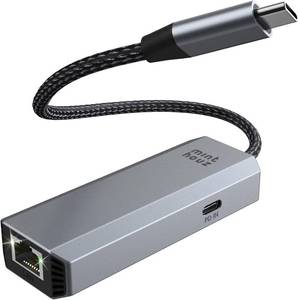 lot 6164 image: Minthouz USB-C to Ethernet Adapter 5Gbps, 95W PD, RJ45 Gigabit LAN