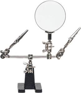 lot 6171 image: AORAEM Helping Hands Magnifier with Dual Adjustable Alligator Clips