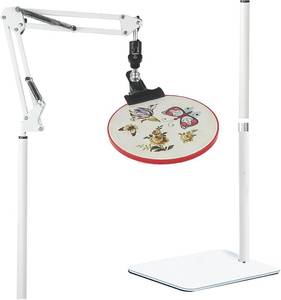 lot 6203 image: Nurge Embroidery Floor Stand for Cross Stitch and Hoop Embroidery Stand