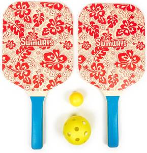 lot 6213 image: SwimWays Hydro Paddle & Pickleball Set for Ages 5