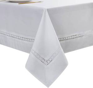 lot 6222 image: EHouseHome Fabric Table Cloth Lace, Wrinkle-Free, StainOil-Proof 60x144in