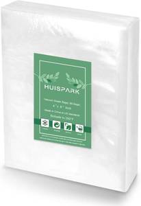 lot 6235 image: Vacuum Sealer Bags 4x6, 50 Pcs, Heavy Duty Pre-Cut, Commercial Grade