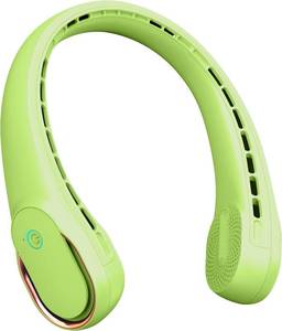 lot 6242 image: FrSara Neck Fan, 5200mAh, 3-Speed, USB Rechargeable, Green