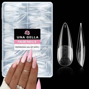 lot 6248 image: UNA GELLA Long Stiletto Soft Gel Nail Tips