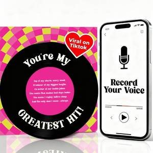 lot 6306 image: STOFINITY Recordable Valentines Card for Him, Anniversary Card with Voice