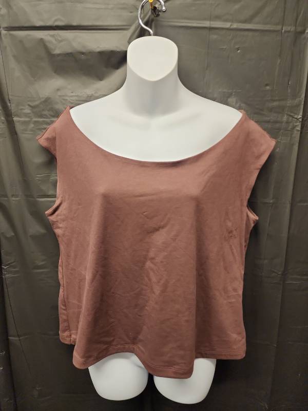 lot 71305 image: A New Day, Womens Brown Sleeveless Top (Size XL) - Retail $10