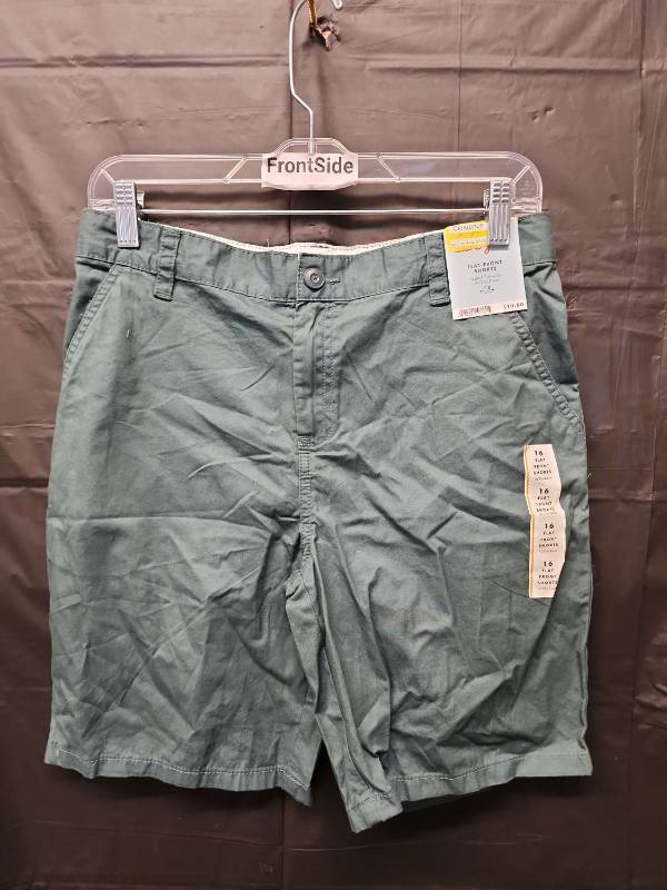 lot 71333 image: Cat&Jack Kids Flat-Front Shorts (Size 16) - Retail $10