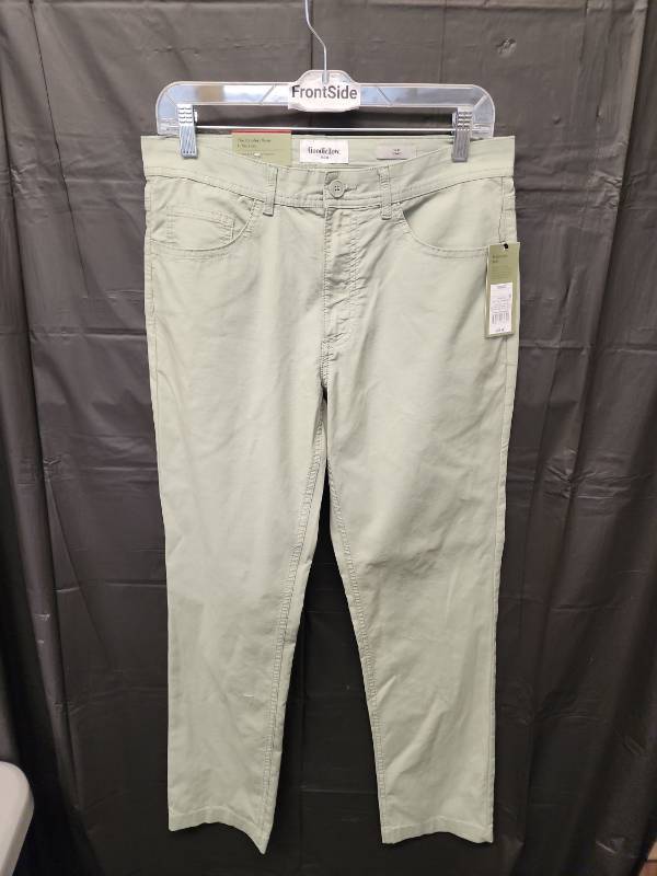 lot 71344 image: Goodfellow & Co. Womens Olive Slim 5-Pocket Pant (Size 30x30) - Retail $35