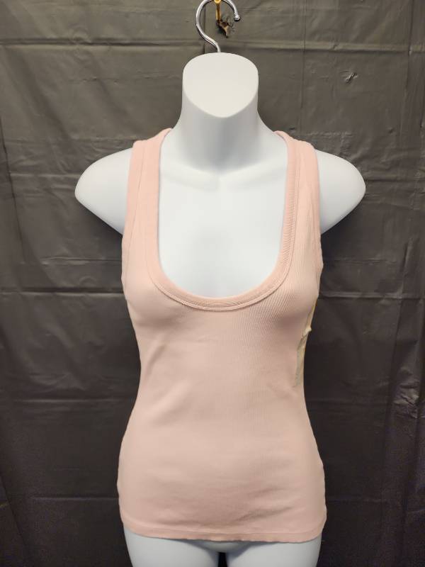 lot 71346 image: Universal Thread, Blush Pink Ribbed Tank Top (Size S) - Retail $8