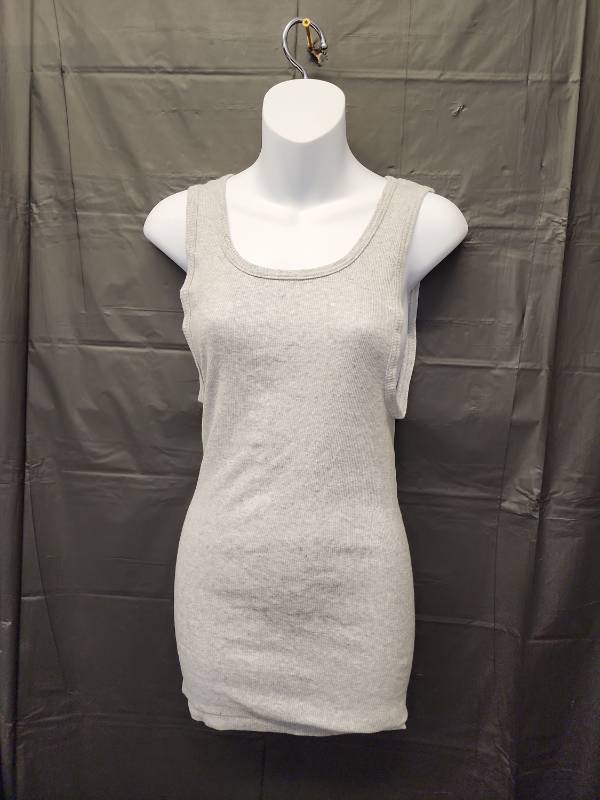 lot 71350 image: Jocky with Stay New, Gray Ribbed Tank (Size S) - Retail $15