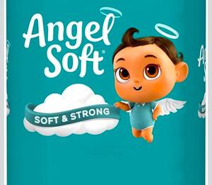 lot 70983 image: Angel Soft Toilet Paper 17Rolls  - Retail $15