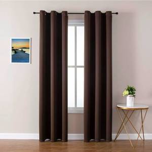 lot 70991 image: ChrisDowa Brownout Curtains 72 inches Long for Bedroom - 1 Panel Set Grommet Thermal Insulated Room Darkening Curtains for Living Room (Brown, 42 x 72 Inch) Replacement  - Retail $15