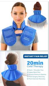 lot 71019 image: MEDLOT Reusable Cold Pack Neck and Shoulder Wrap - Retail $15