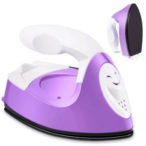lot 2063 image: Honoson Mini Craft Iron with Charging Base Tiny,Purple