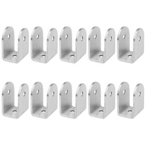 lot 2086 image: GBGS 10 Pcs 34 U Brackets,304 Stainless Steel