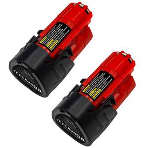 lot 2100 image: Bmcot 2-Pack 4.0Ah 12V Lithium Battery Compatible with Cordless Power Tools
