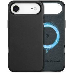 lot 2108 image: SHIELDON Genuine Leather Case for iPhone Air 6.5 2025, Nappa Black