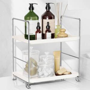 lot 2116 image: FSyueyun 2-Tier Bathroom Countertop Organizer, Makeup Organizer for Vanity