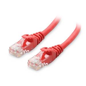 lot 2183 image: Cable Matters 10Gbps Snagless Cat 6 Ethernet Cable, 25ft, Red