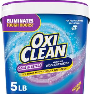 lot 2192 image: OxiClean Odor Blasters Versatile Odor and Stain Remover Powder, 5 lb