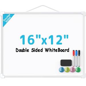 lot 5046 image: MaxGear Double-Sided Dry Erase Board 16x12
