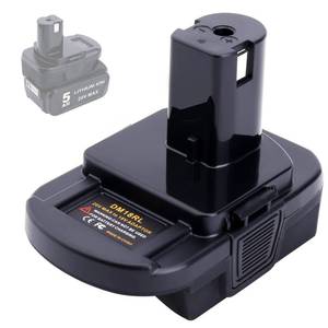 lot 6027 image: Lasica DM18RL Battery Adapter for Ryobi 18V Tools