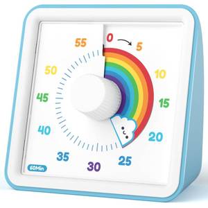 lot 6030 image: LIORQUE Visual Timer 60 Minute Rainbow Countdown