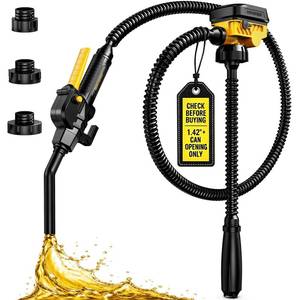 lot 7358 image: Fuel Transfer Pump for DeWalt 20V MAX Battery 3.7 GPM Cordless Gas Can Pump