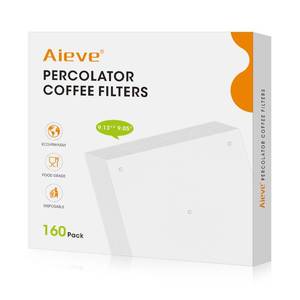 lot 8311 image: Aieve Percolator Coffee Filters, 160 Count Wrap Around Coffee Filters