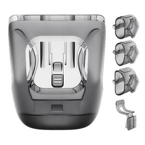 lot 8314 image: HOULIY Stroller Cup Holder Fits for UPPAbaby VistaVista V2Vista V3CruzCruz V2Cruz V3MinuMinu V2Minu V3Minu Duo, Holds Different Drink Sizes, One-Hand Quick InstallRemove, Folds with Stroller