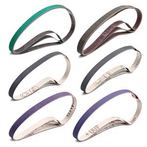 lot 8335 image: 38 x 21 Inch Sanding Belts for Makita File Belt Sander, 18 Pack