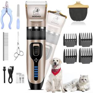 lot 9921 image: Gooad Dog Clippers for Grooming,Dog Grooming Kit for Heavy Thick Hair&Coats