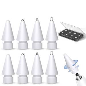 lot 10364 image: Inesore Replacement Tips for Apple Pencil Pro1st2ndUSB-C (8 Pack)