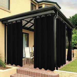 lot 10366 image: BONZER Outdoor Curtains for Patio Waterproof Thick
