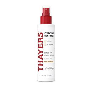 lot 10385 image: THAYERS Milky Mist with Oat Milk & 7% Glycerin, Facial Spray for Skin Barrier Repair & 24 Hour Hydration, Toner Spray Made for All Skin Types, Fragrance-Free, 4.4 fl oz