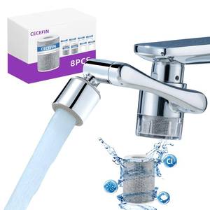 lot 10388 image: CECEFIN Sink Filter for BathroomKitchen Water Faucet Extender, 1080 Swivel