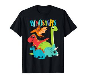 lot 10396 image: Cute Dinosaurs Types Of Dinosaurs For Kids Dino Lover T-Shirt