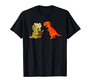 lot 10400 image: Cute Dinosaurs Book T-Shirt, Size S