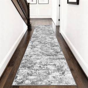 lot 11234 image: TElephant Washable Carpet Runner 2.6x8ft Gray