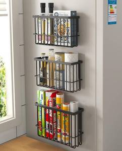 lot 11241 image: EigPluy 3-Piece Wall-Mounted Storage Box Set