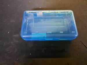 lot 12210 image: Blue Plastic Storage Case w Compartments