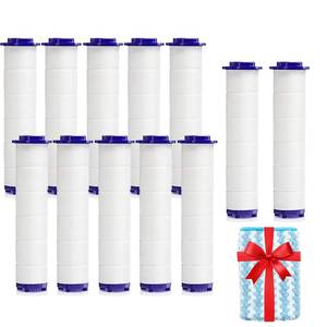 lot 12213 image: Besititli PP Cotton Shower Filter Cartridges 12-Pack