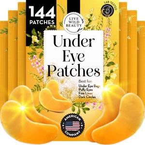 lot 12223 image: Live Wild Beauty Under Eye Patches 144-Count