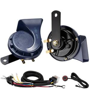 lot 12224 image: Banhao 12V Car Horn Kit with Relay Harness