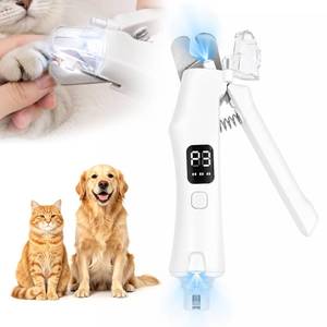 lot 12254 image: 2-in-1 Pet Nail Clipper and Grinder with LED Light