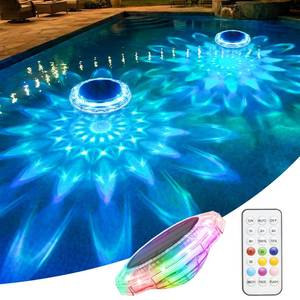 lot 12261 image: APONUO Solar Floating Pool Light IP68