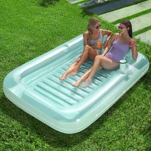 lot 17048 image: Sloosh Inflatable Tanning Pool Lounger 85 x 57